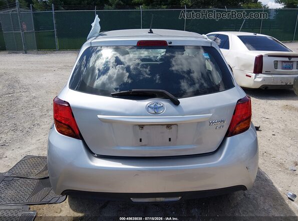 VNKKTUD30GA063039 2016 TOYOTA YARIS Silver 
