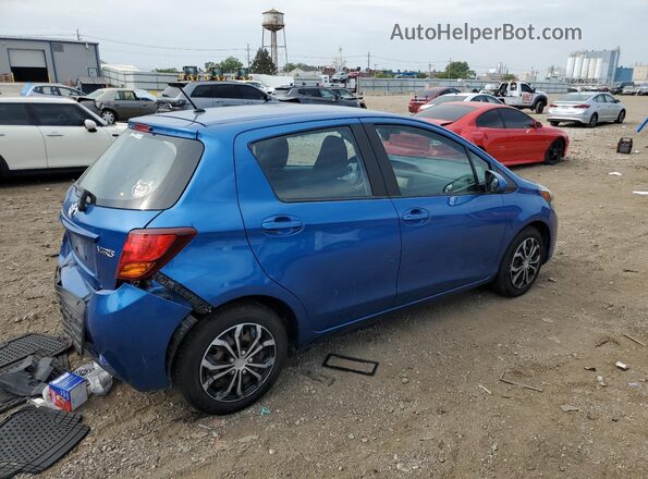 VNKKTUD31GA062062 2016 TOYOTA YARIS Blue Tył prawy