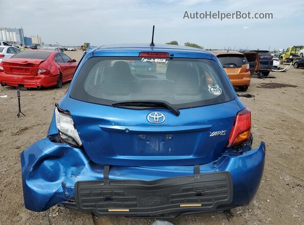 VNKKTUD31GA062062 2016 TOYOTA YARIS Blue Widok z tyłu