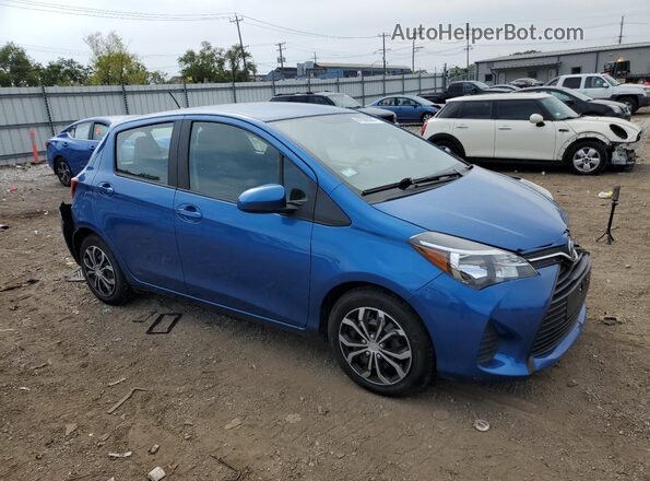 VNKKTUD31GA062062 2016 TOYOTA YARIS Blue Przód prawy