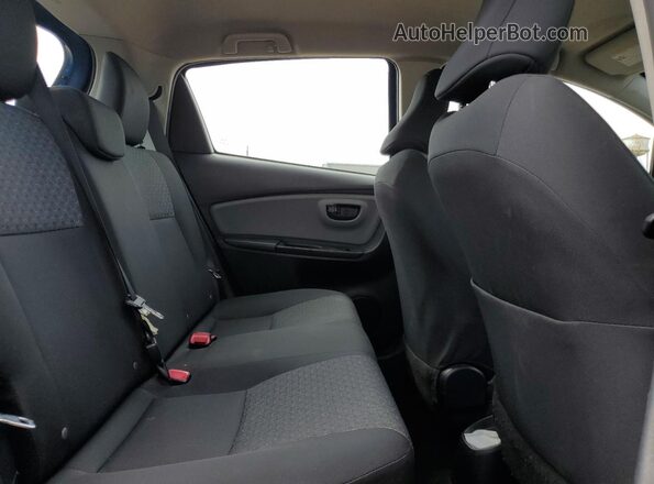 VNKKTUD31GA062062 2016 TOYOTA YARIS Blue Widok tylnych siedzeń
