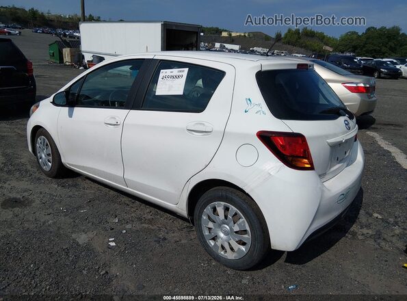 VNKKTUD31HA079753 2017 TOYOTA YARIS White Trasero izquierdo