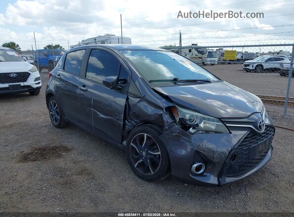 VNKKTUD32GA060949 2016 TOYOTA YARIS Gray Widok z przodu