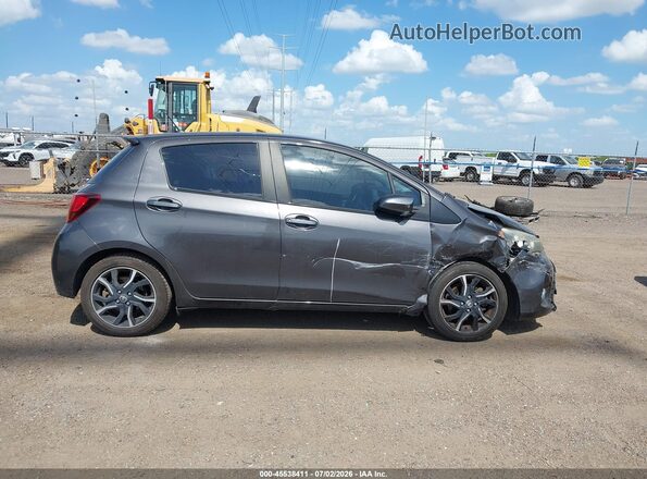 VNKKTUD32GA060949 2016 TOYOTA YARIS Gray Widok wnętrza 360 stopni