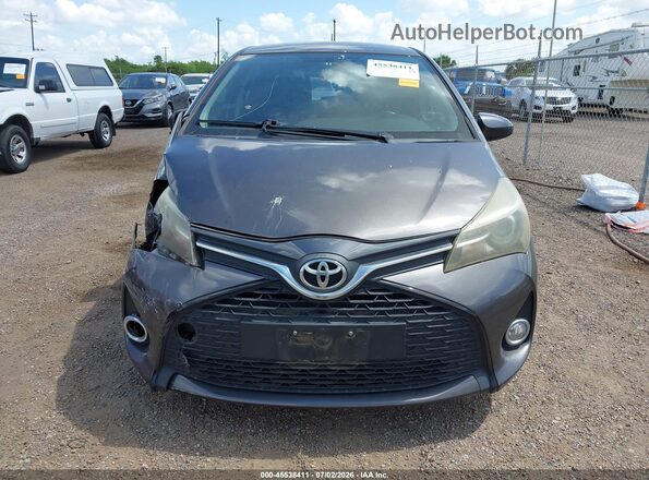 VNKKTUD32GA060949 2016 TOYOTA YARIS Gray Widok wnętrza z tyłu
