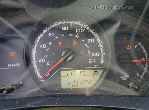 VNKKTUD32GA069229 2016 TOYOTA YARIS Blue ხელსაწყოთა პანელის ხედი