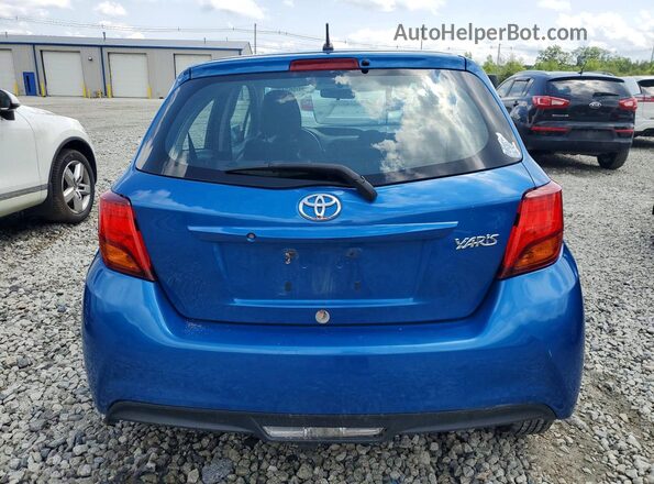 VNKKTUD32GA069229 2016 TOYOTA YARIS Blue უკანა ხედი