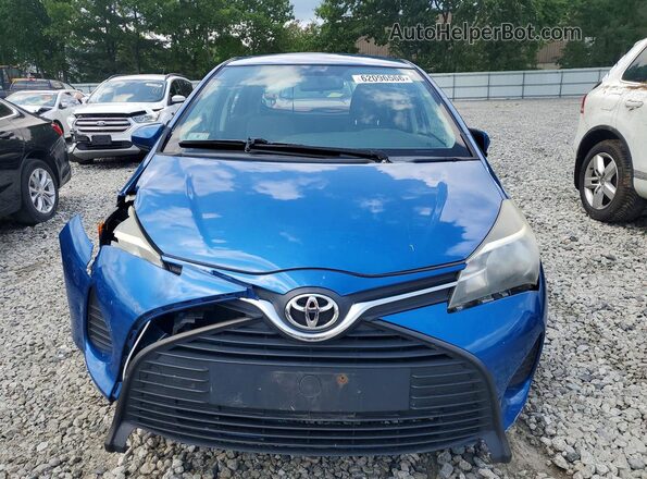 VNKKTUD32GA069229 2016 TOYOTA YARIS Blue წინა ხედი