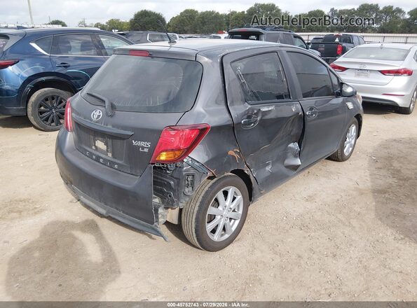 VNKKTUD32HA076117 2017 TOYOTA YARIS Gray Հետևի աջ