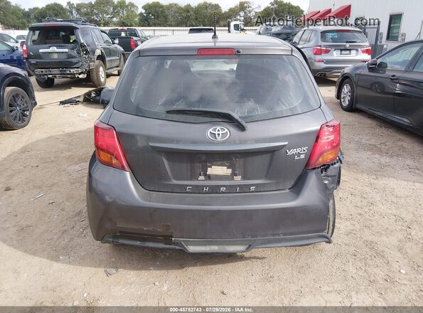 VNKKTUD32HA076117 2017 TOYOTA YARIS Gray 