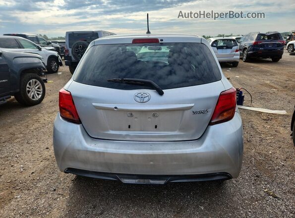 VNKKTUD33GA065822 2016 TOYOTA YARIS Silver Vista trasera