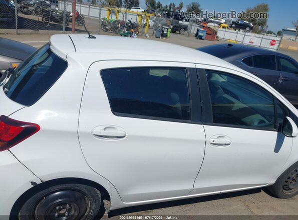 VNKKTUD33GA069367 2016 TOYOTA YARIS White უკანა სალონის ხედი
