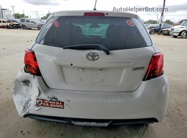 VNKKTUD33HA084694 2017 TOYOTA YARIS White Вид ззаду