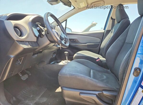 VNKKTUD35HA081327 2017 TOYOTA YARIS Blue Widok wnętrza z przodu
