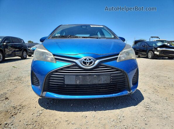 VNKKTUD35HA081327 2017 TOYOTA YARIS Blue Widok z przodu