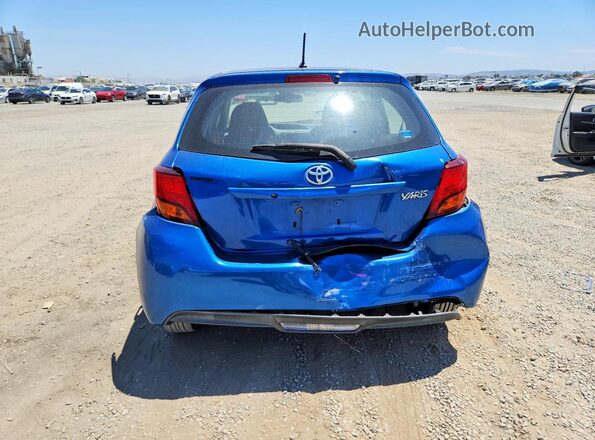 VNKKTUD35HA081327 2017 TOYOTA YARIS Blue Widok z tyłu