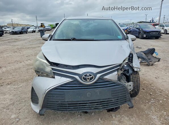 VNKKTUD37GA062616 2016 TOYOTA YARIS Silver Դիմացի տեսք