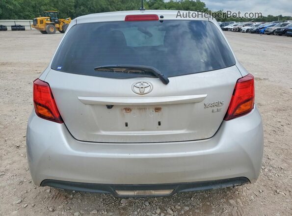 VNKKTUD37GA062616 2016 TOYOTA YARIS Silver Հետևի տեսք