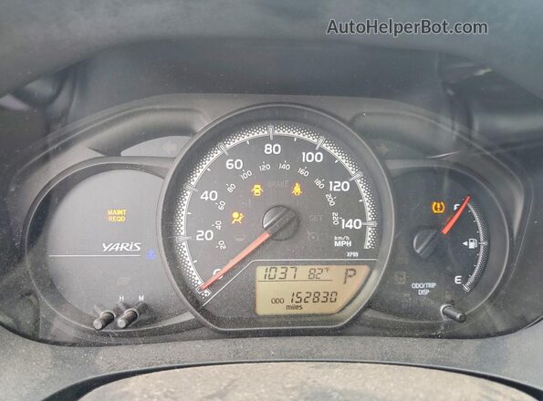 VNKKTUD37GA062616 2016 TOYOTA YARIS Silver Սարքավորումների վահանակի տեսք