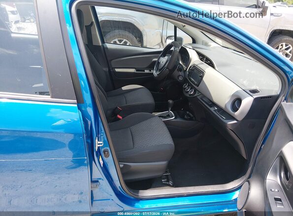 VNKKTUD37GA063538 2016 TOYOTA YARIS Blue წინა სალონის ხედი