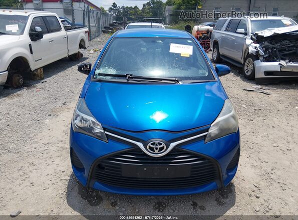 VNKKTUD37GA063538 2016 TOYOTA YARIS Blue ხელსაწყოთა პანელის ხედი