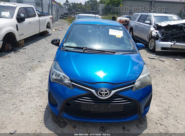 VNKKTUD37GA063538 2016 TOYOTA YARIS Blue წინა ხედი