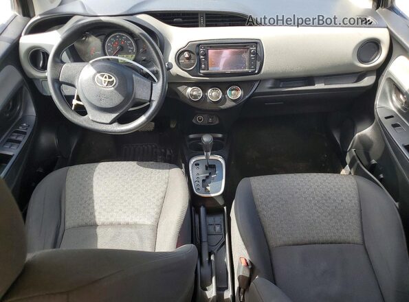 VNKKTUD37GA063717 2016 TOYOTA YARIS Silver Առջևի վահանակի տեսք