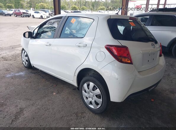 VNKKTUD38GA065587 2016 TOYOTA YARIS White Rear left