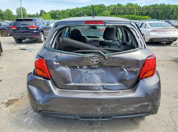VNKKTUD39HA075644 2017 TOYOTA YARIS Gray Widok z tyłu