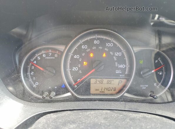 VNKKTUD39HA075644 2017 TOYOTA YARIS Gray Widok zestawu wskaźników