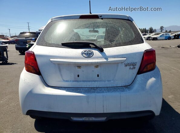 VNKKTUD3XGA058396 2016 TOYOTA YARIS White Vista trasera