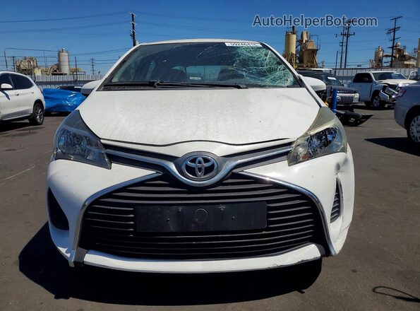 VNKKTUD3XGA058396 2016 TOYOTA YARIS White Vista frontal