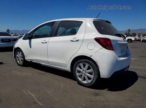 VNKKTUD3XGA058396 2016 TOYOTA YARIS White Trasero izquierdo