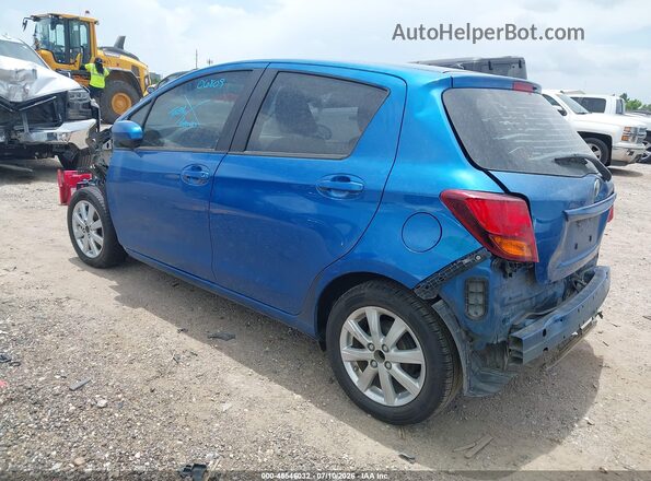 VNKKTUD3XGA064361 2016 TOYOTA YARIS Blue Trasero izquierdo