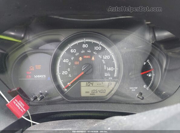 VNKKTUD3XGA064361 2016 TOYOTA YARIS Blue Vista de los asientos traseros
