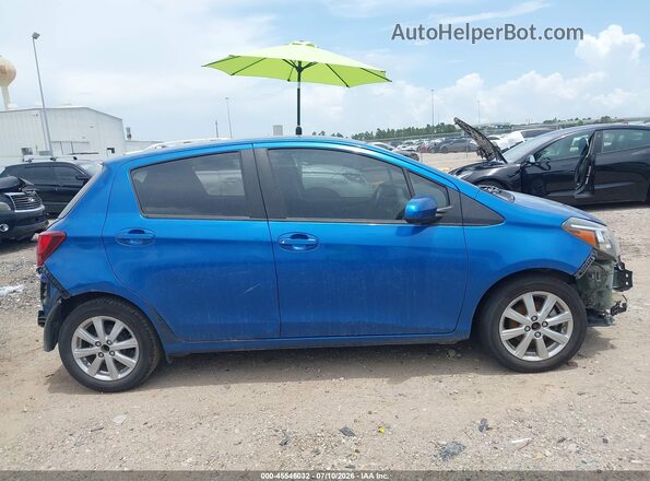 VNKKTUD3XGA064361 2016 TOYOTA YARIS Blue Vista interior trasera