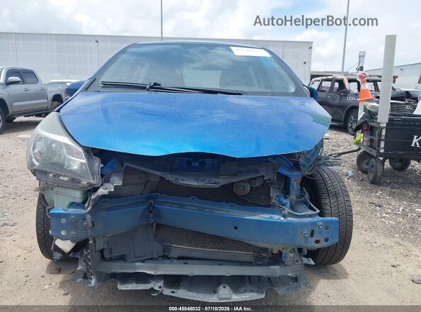 VNKKTUD3XGA064361 2016 TOYOTA YARIS Blue Vista del cuadro de instrumentos