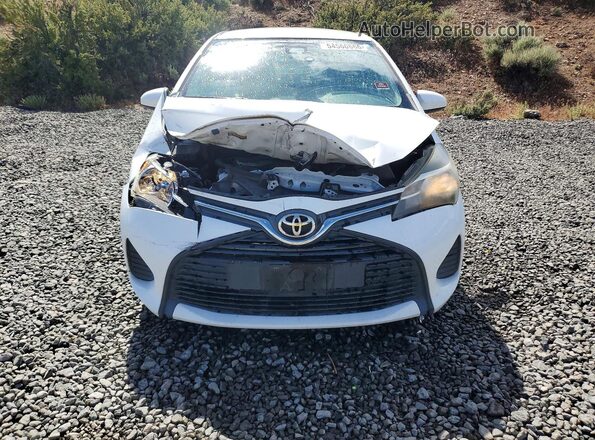 VNKKTUD3XHA079833 2017 TOYOTA YARIS White Դիմացի տեսք