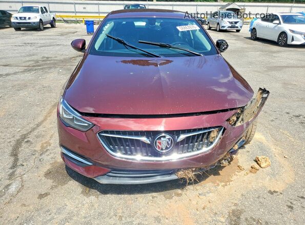 W04GL6SX1J1078599 2018 BUICK REGAL Burgundy Front view