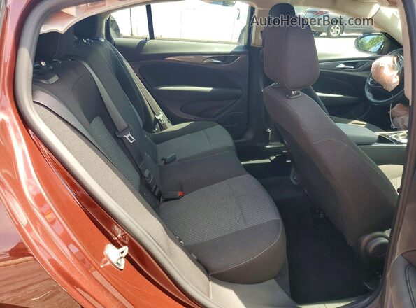 W04GL6SX1J1078599 2018 BUICK REGAL Burgundy Rear seats view
