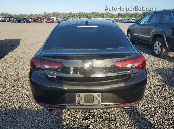 W04GL6SX1J1082717 2018 BUICK REGAL Black უკანა ხედი
