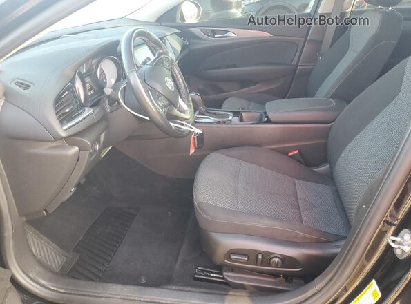 W04GL6SX1J1082717 2018 BUICK REGAL Black წინა სალონის ხედი