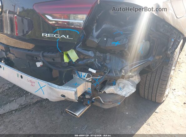 W04GL6SX9J1127984 2018 BUICK REGAL Black Widok z przodu