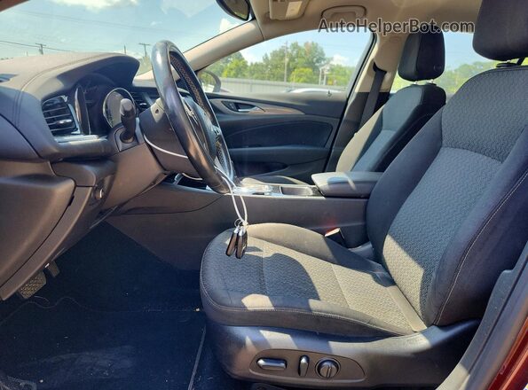 W04GL6SXXK1004759 2019 BUICK REGAL Maroon Vista interior delantera