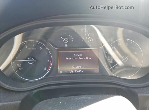 W04GM6SX8K1039409 2019 BUICK REGAL Черный Вид щитка приборов