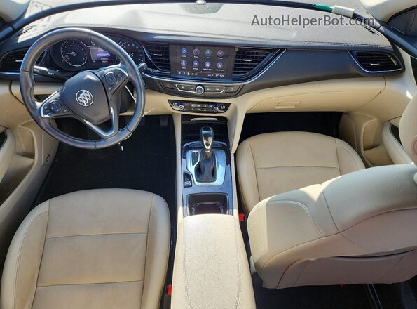 W04GP6SX1K1076292 2019 BUICK REGAL Burgundy Вид панелі приладів