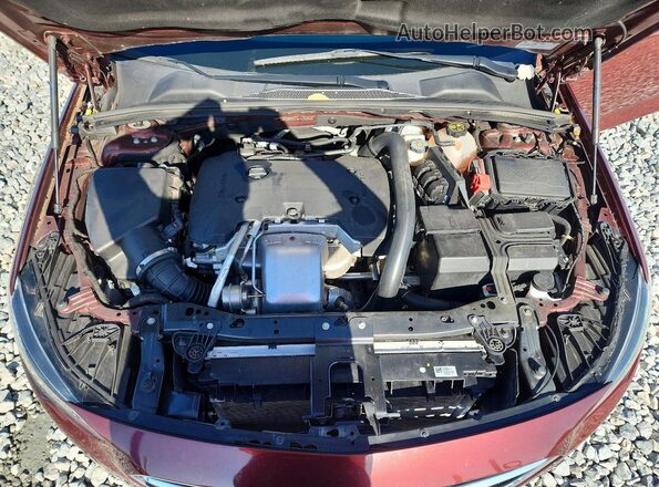 W04GP6SX1K1076292 2019 BUICK REGAL Burgundy Вид задньої частини салону