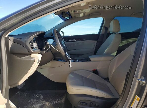 W04GP6SX2L1013672 2020 BUICK REGAL Gray Front interior view