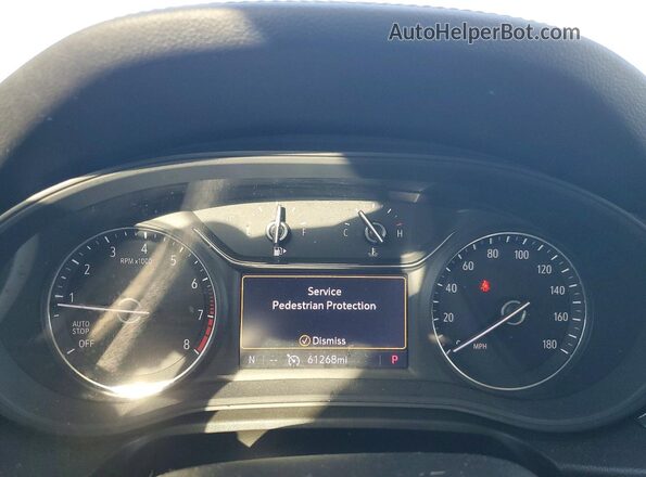 W04GP6SX2L1013672 2020 BUICK REGAL Gray Instrument cluster view