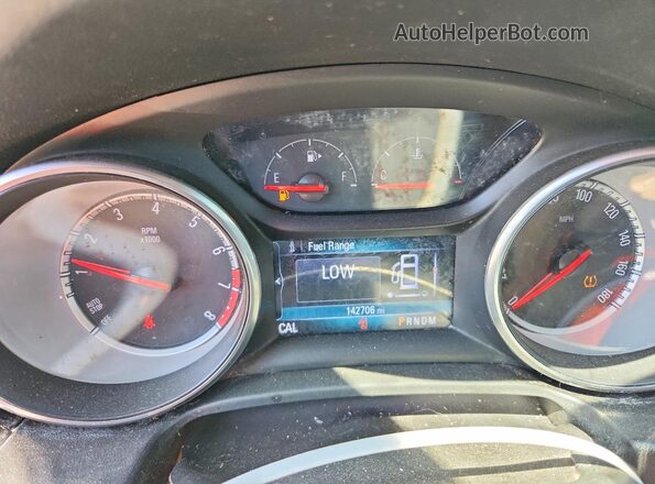 W04GP6SX6J1132676 2018 BUICK REGAL Black Вид щитка приладів